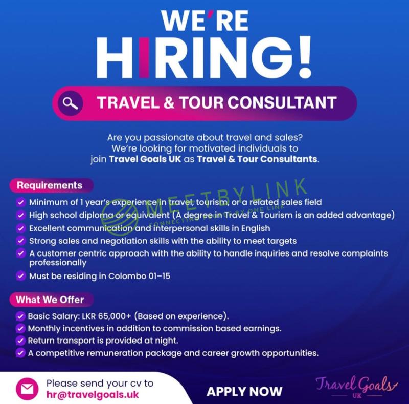 Travel & Tour Consultant