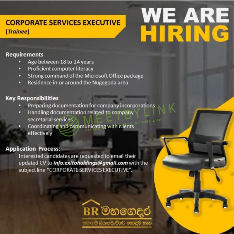 Corporate Services Executive (Trainee)