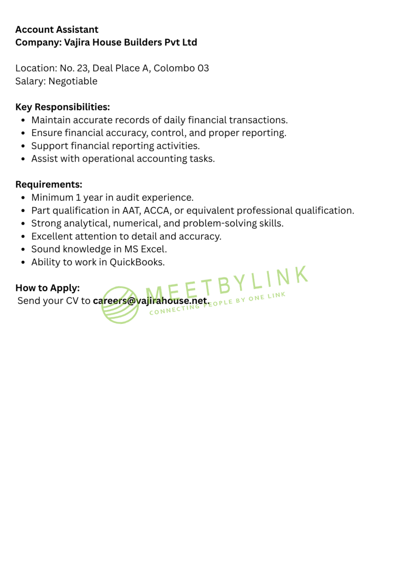 Account Assistant