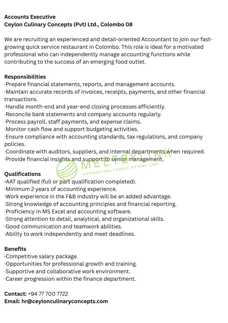Accounts Executive