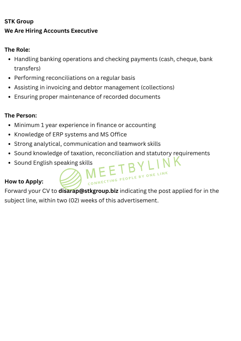 Accounts Executive